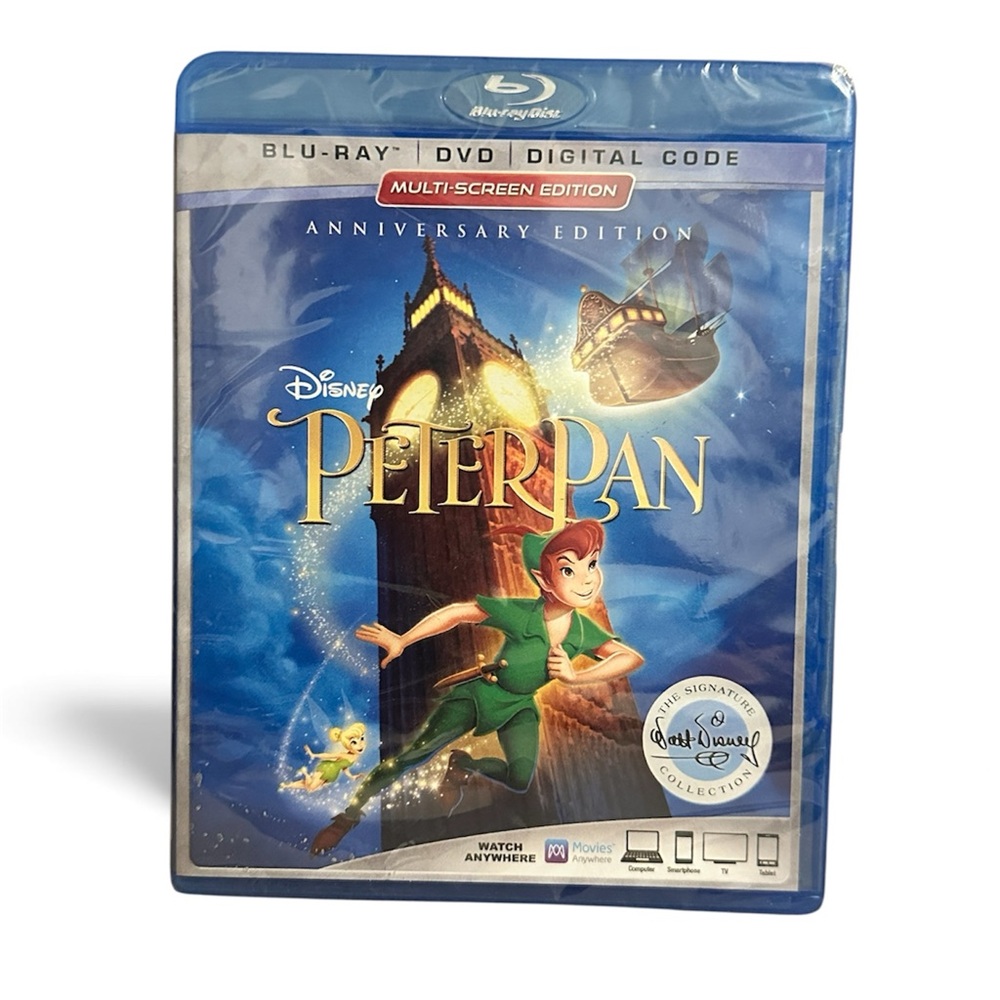 Peter Pan Blue Ray Signature Collection NEW SEALED 2018 DVD Walt Disney